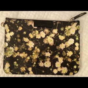 Givenchy Antigona Floral Small Pouch Black